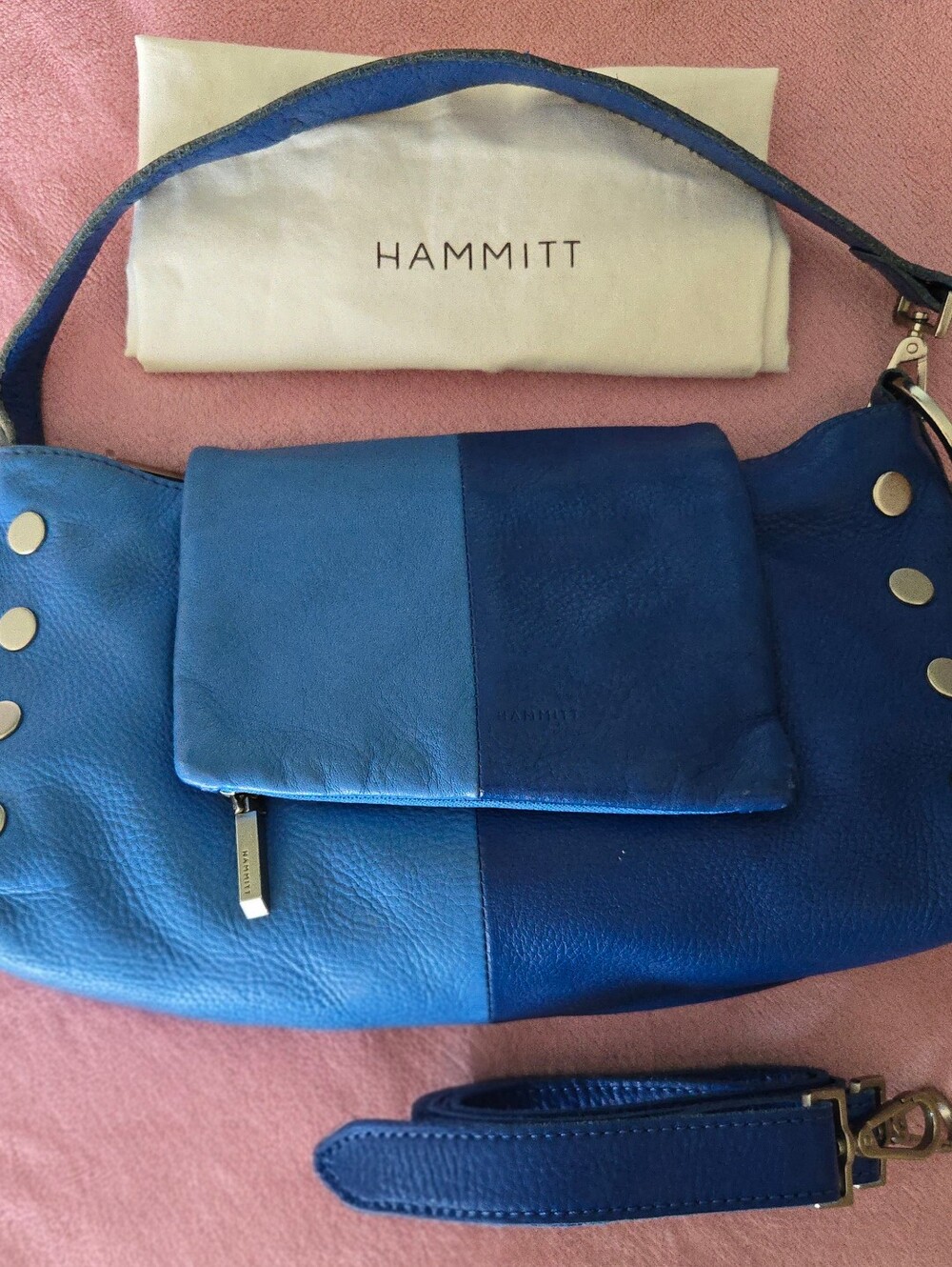 Hammitt VIP Satchel In Oasis Blue